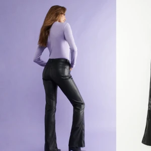 Skinnbyxor - Säljer dessa snygga skinnbyxor från Gina. Byxorna är helt nya och säljer eftersom jag hittade andra liknande 💓💓 Jag köpte i storlek 32 då storlek 34 var lite för stort för mig som brukar ha 34/36 igentligen💓längden är perfekt på mig som är 170