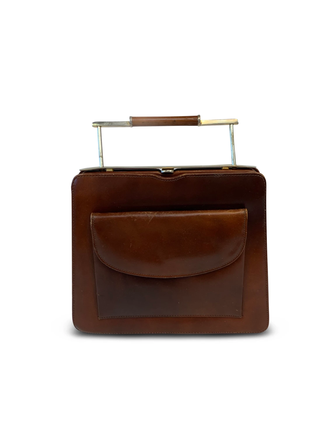 50's Smooth Leather Handbag