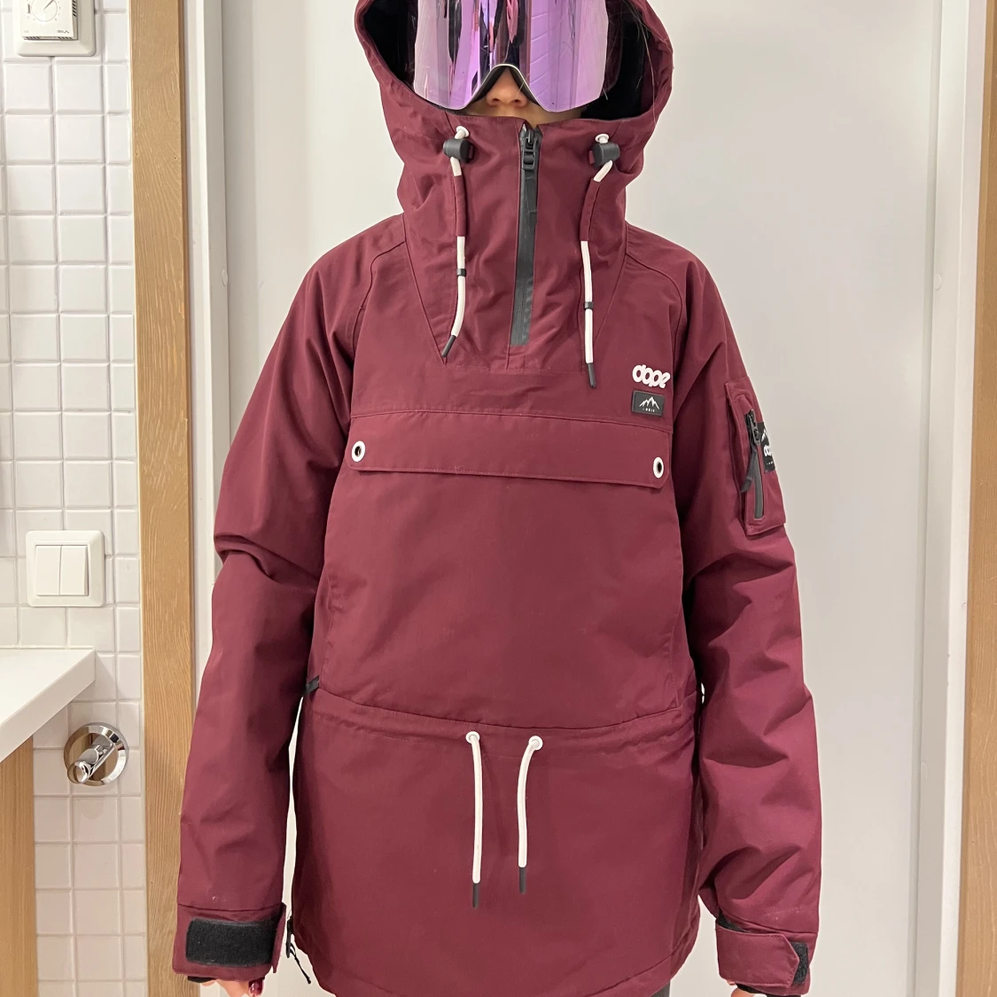 Vinröd dope annorak