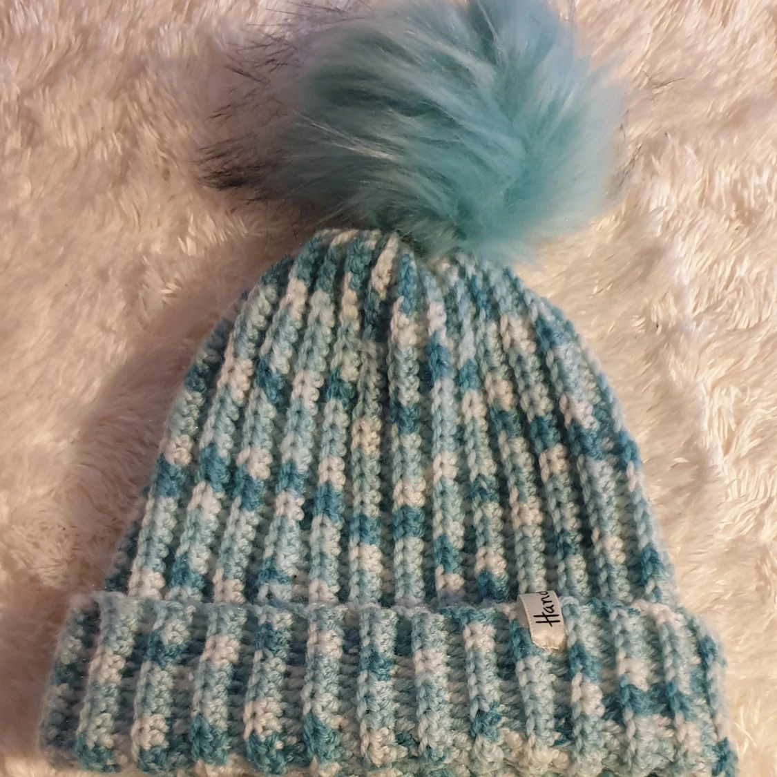 Mössa och vantar storlek 0-3mån