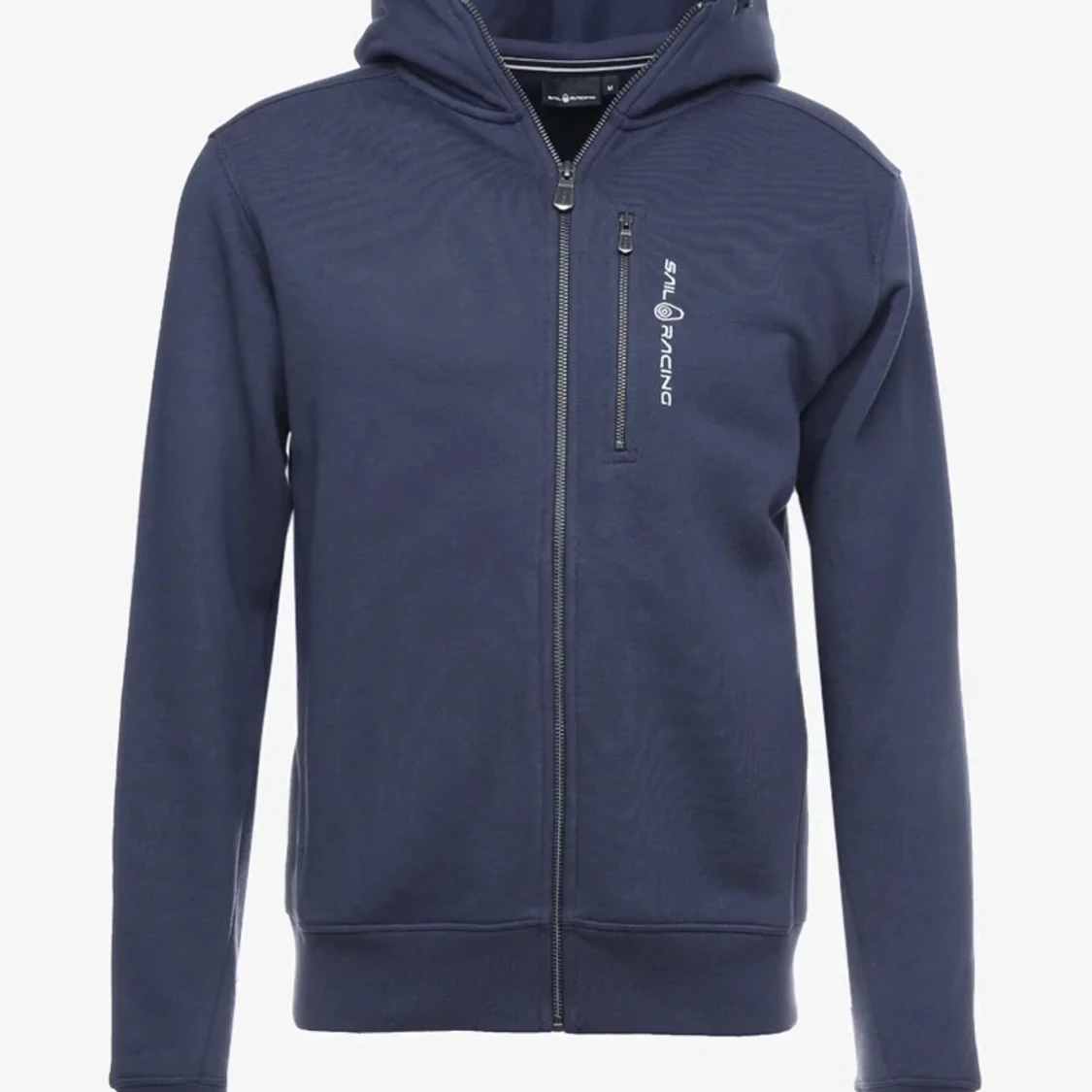 Sailracing huvtröja dragkedja mörkblå