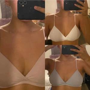 3-Pack Bygellösa BHar - 3-pack bygellösa bhar från Shein som aldrig är använda! 63kr frakt