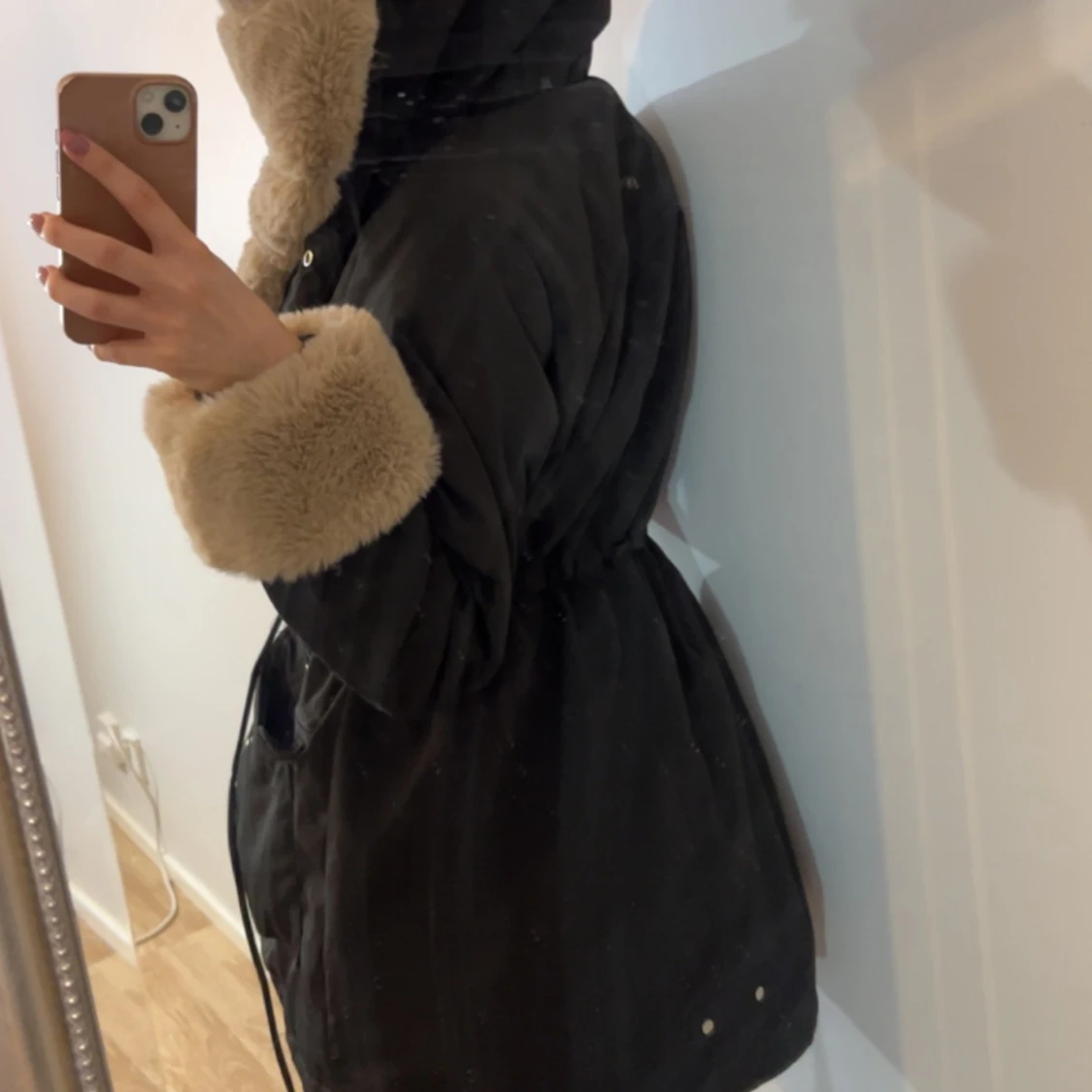 Vinterjacka med päls - 90