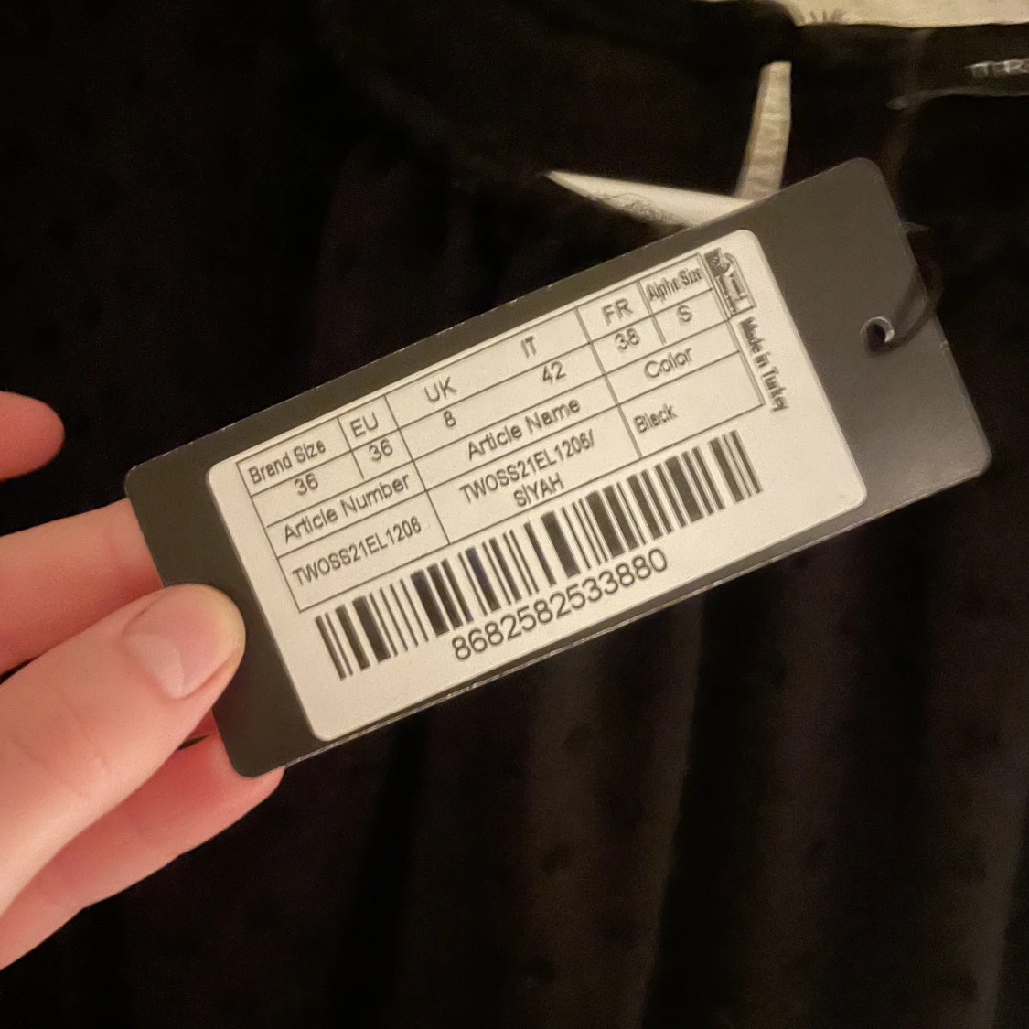 Svart klänning-aldrigt använd  - 90