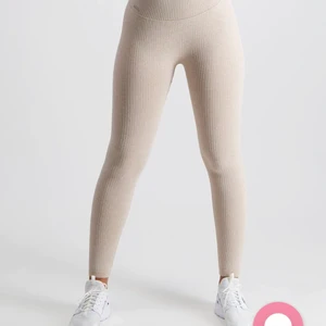 Aim’n tights - Beige ribbed, strl  xs, passar s. Perfekt skick