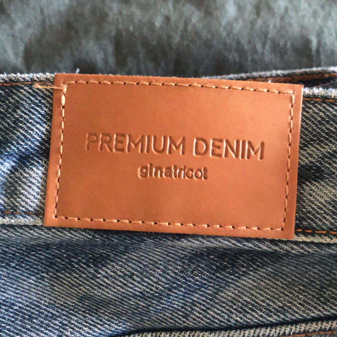 Gina tricot swirl blå jeans  - 91