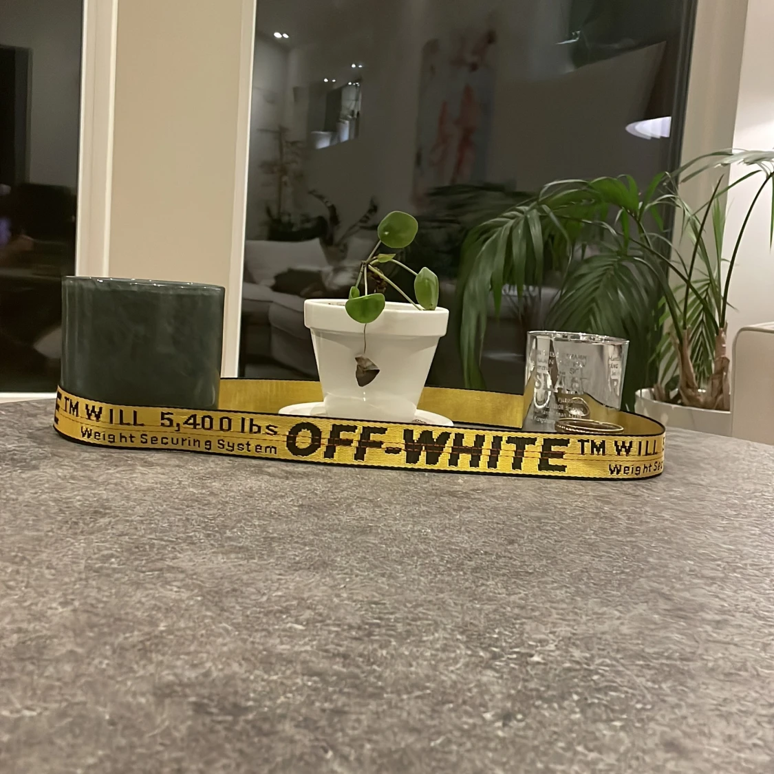 Off white belt - 90