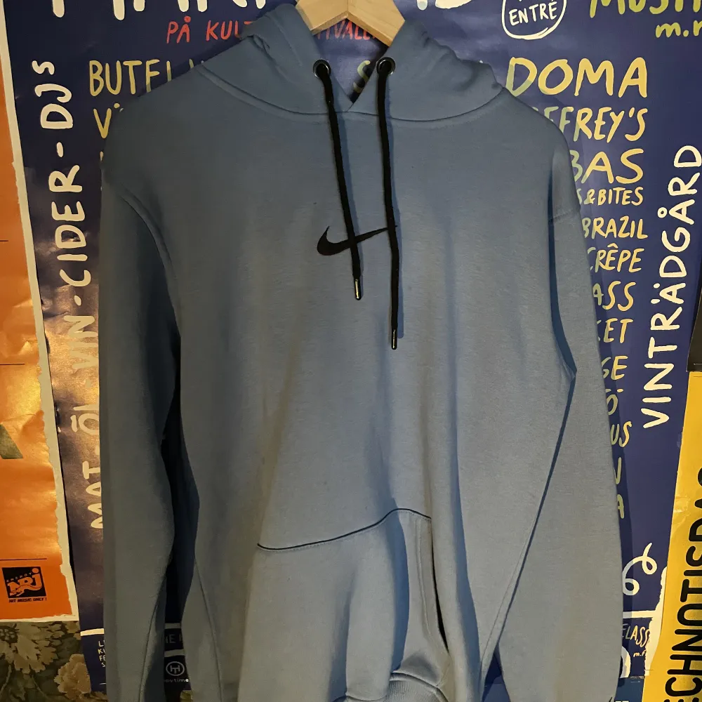 Baby Blue Size L. Hoodies.