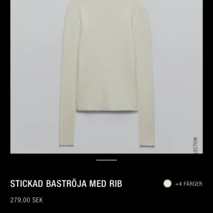 Stickad baströja - Oanvänd tröja från ZARA i strl M. Prislappen borttagen men aldrig använd bara testad. Frakt tillkommer