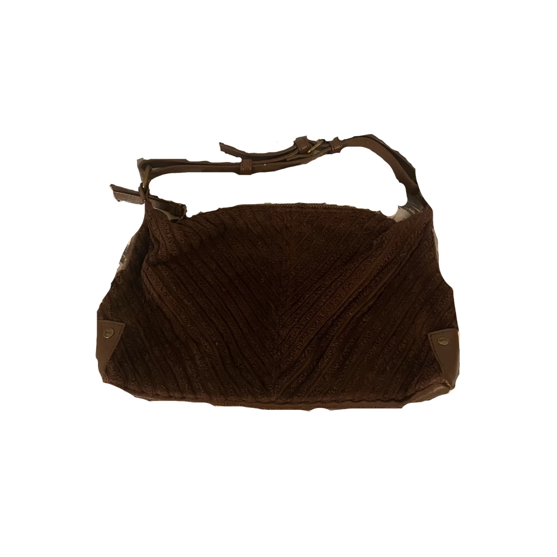 brun mini handväska 