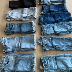 Olika ungdoms jeans från zara&Hm&lager157…..