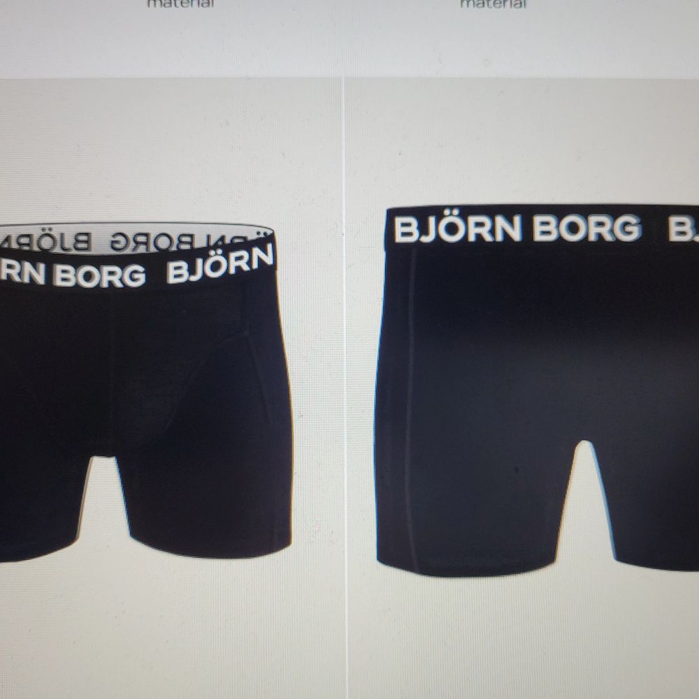 Kalsonger Björn Borg 2-pack Shorts Core Cotton Stretch. Svart+ mörkblå. Boxermodell, medelhög midja, medel/kortare ben i skönt material.(som på biild 2) NYA, originalkartong aldrig öppnade. . Övrigt.