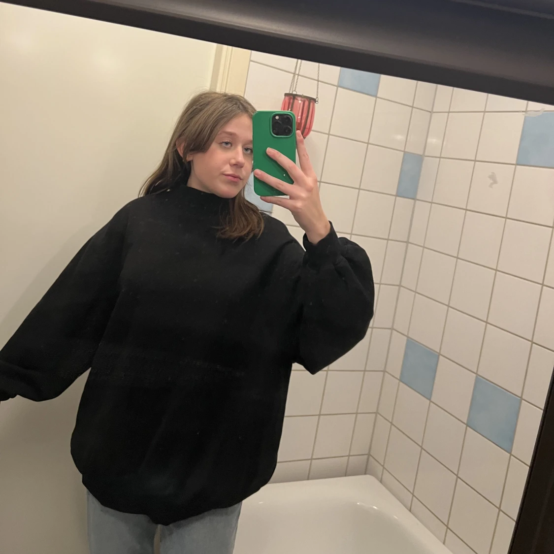 Oversized turtleneck tröja - 91
