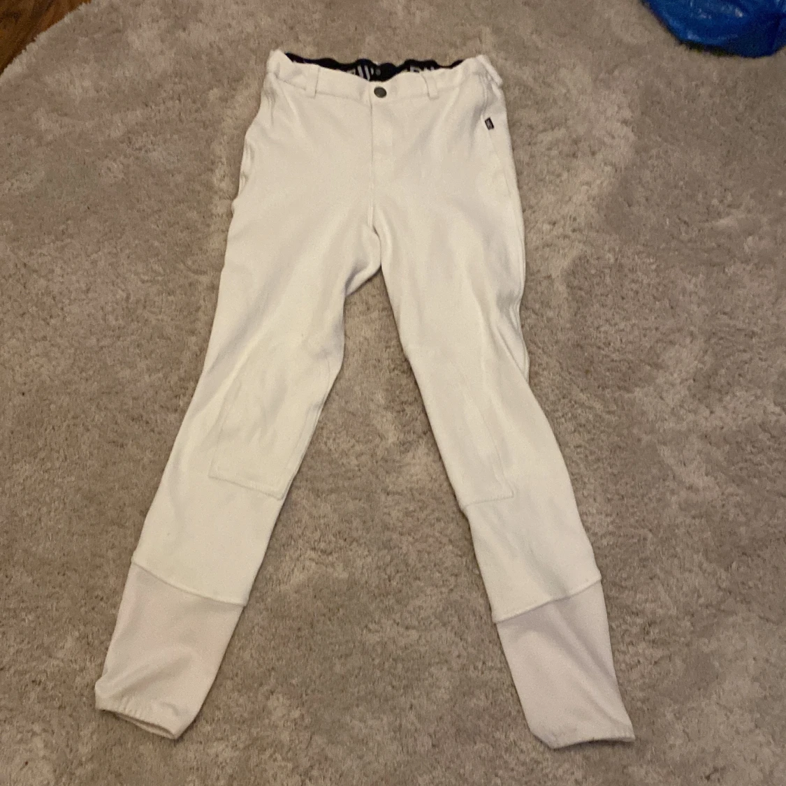 Oanvända vita ridbyxor 