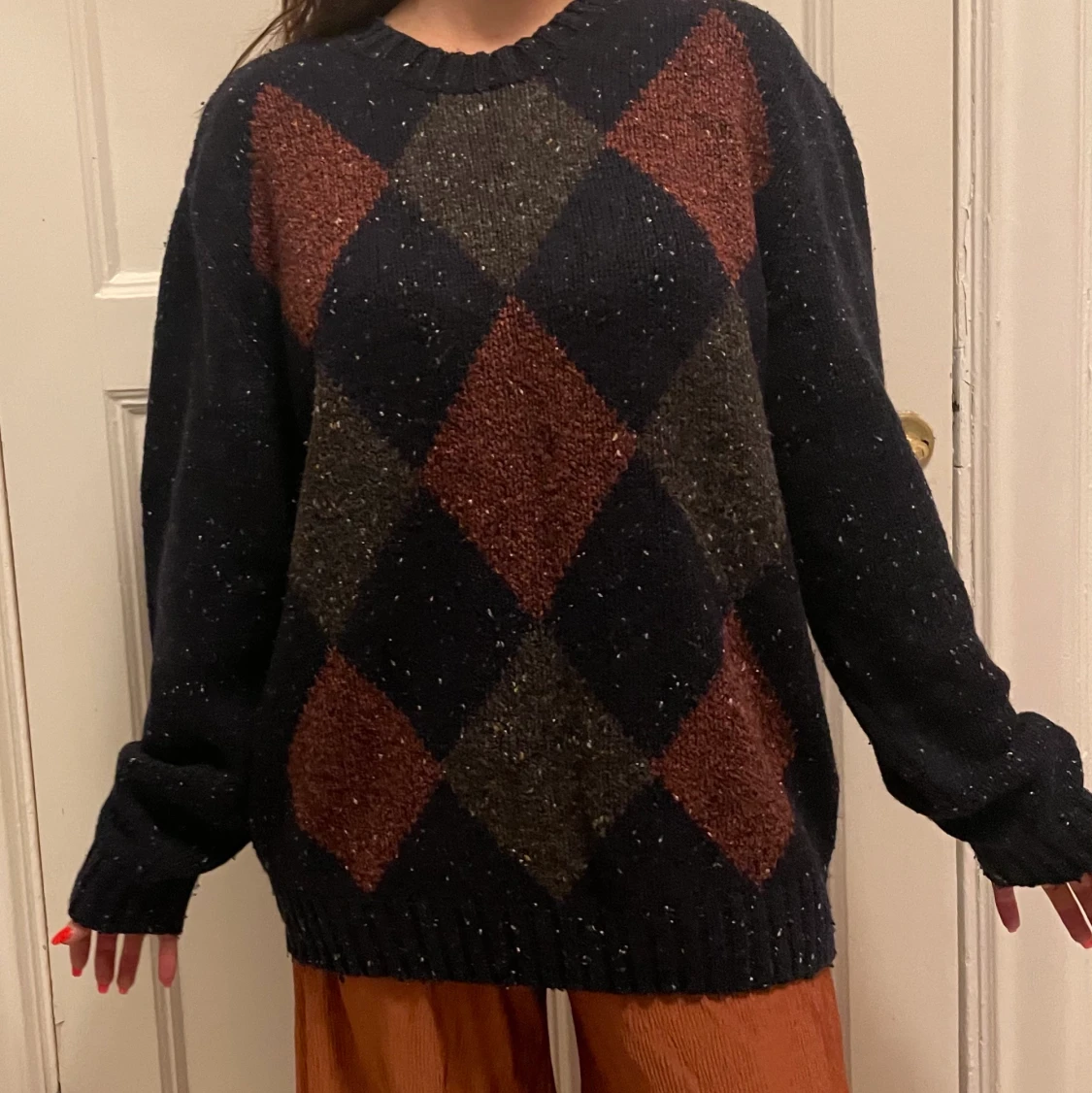 Stickad vintagetröja