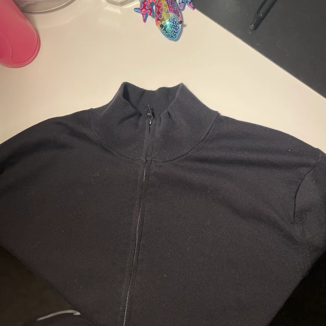 Mango Stickadtröja med dragkedja - 91