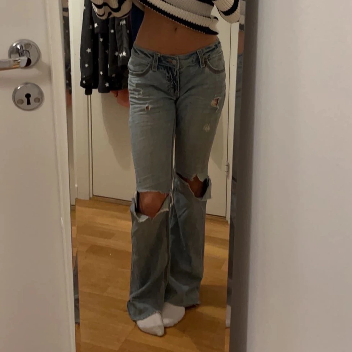 Lågmidjade jeans