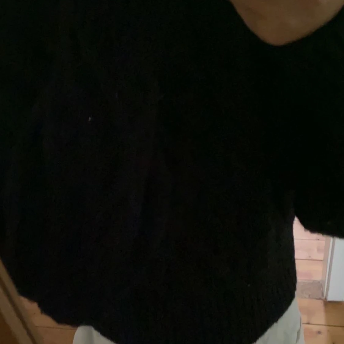 Svart tjock tröja💗 - 90