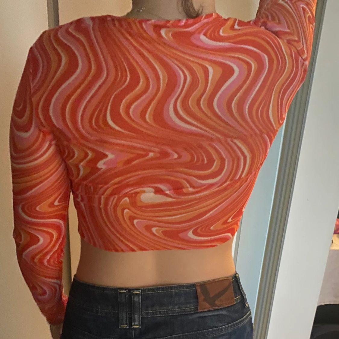 Croppd långärmad tröja storlek s - 90