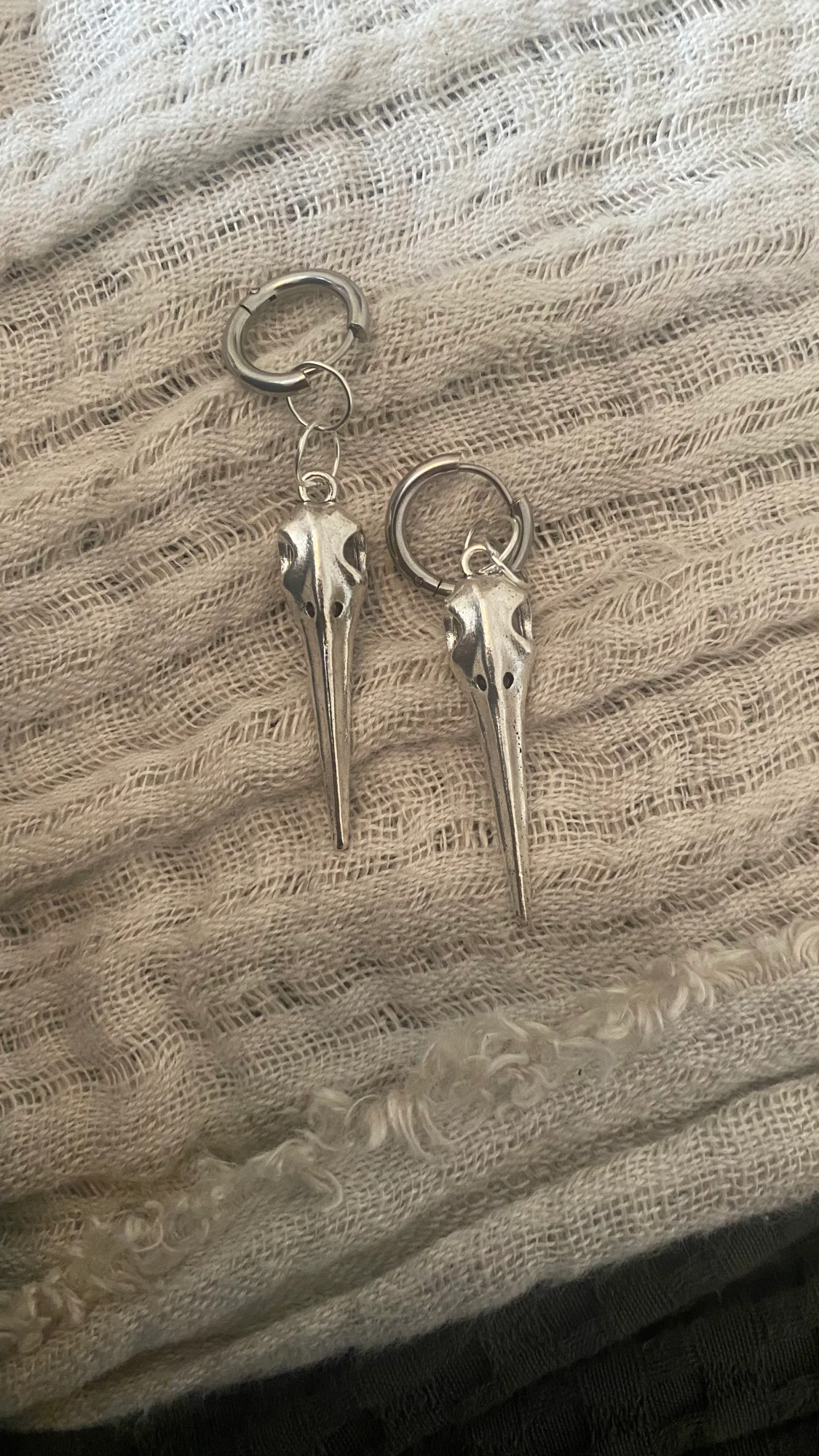 Egengjorda örhängen 