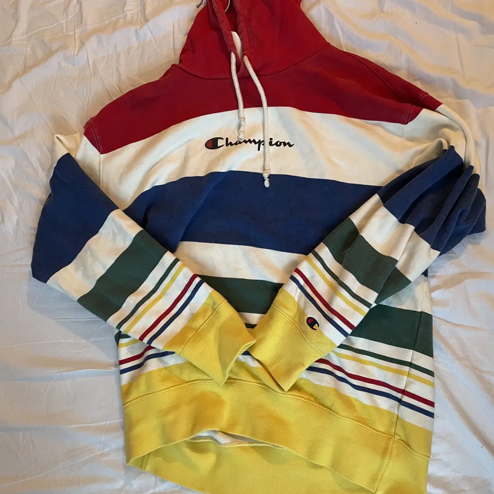 Limited edition champion hoodie köpt på ZALANDO för något år sedan. Otroligt fint skick, säljer för att jag inte fått någon användning. Hoodies.