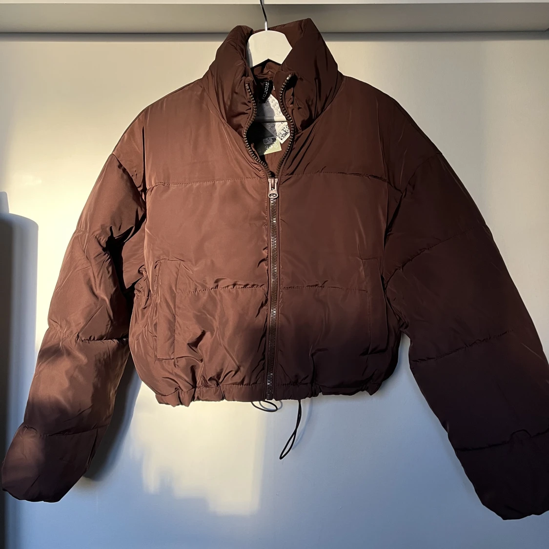 Brun croppad jacka - 90