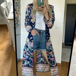 Long bohemian shirt - This nice bohemian shirt is perfect to wear with long pants or as I loved to use it in summer with shorts over a white top