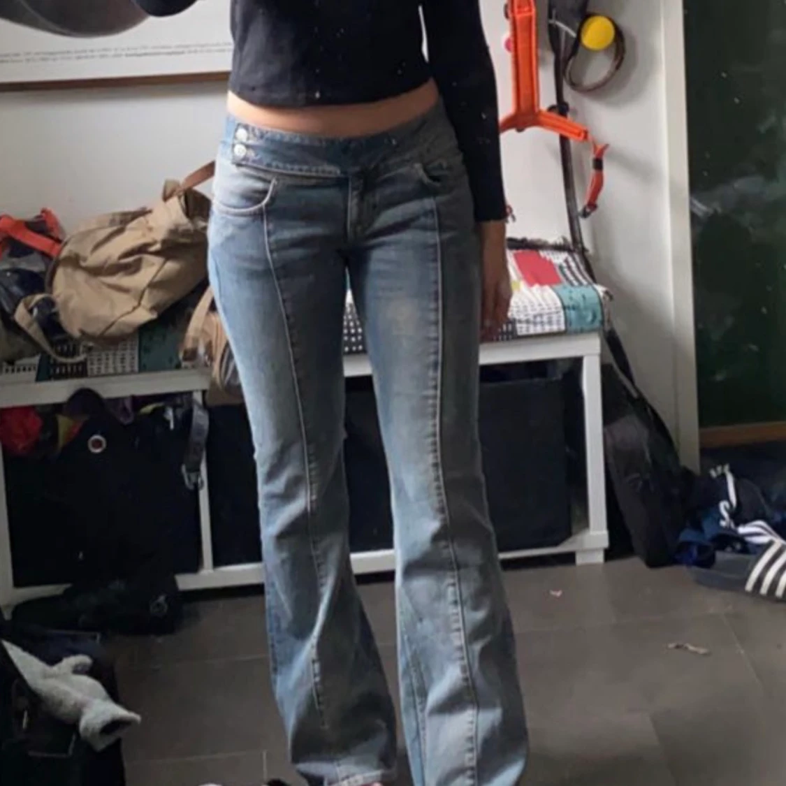 Lågmidjade jeans  - 91