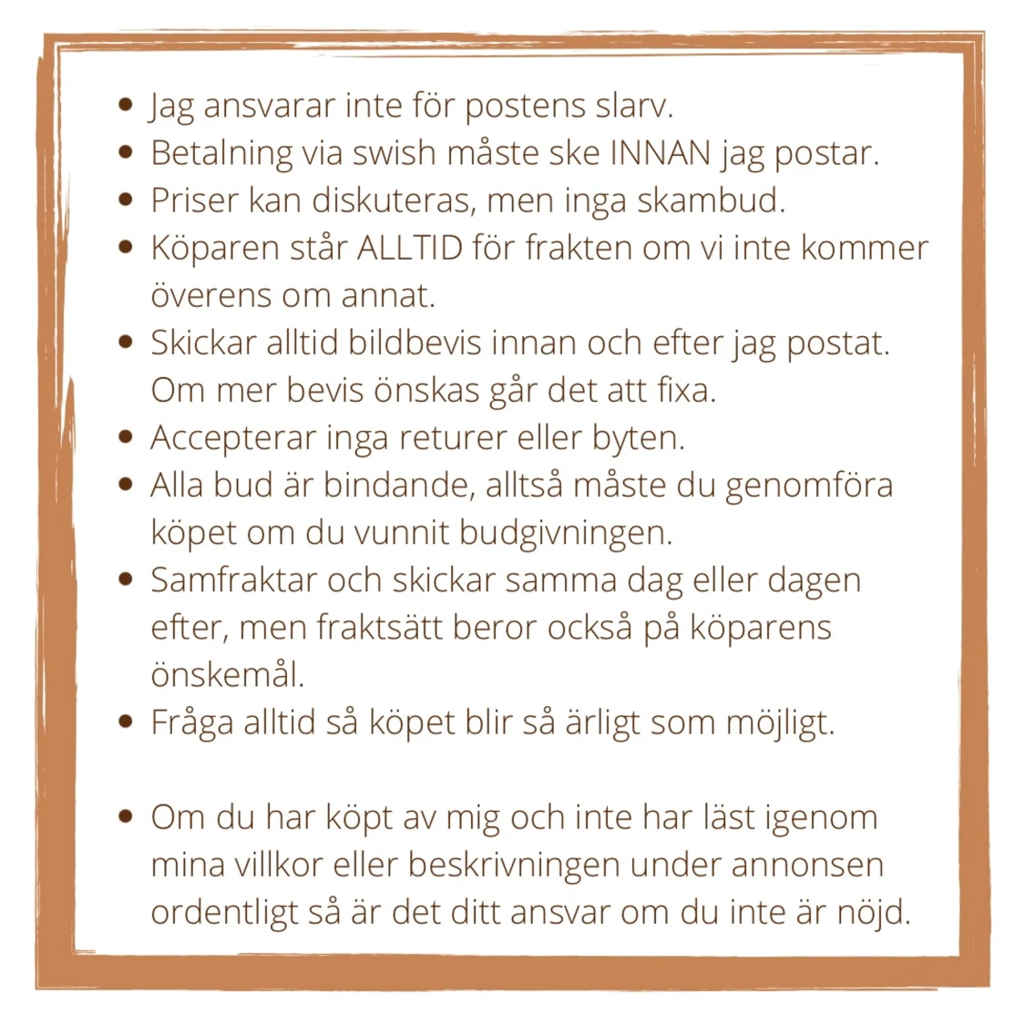 Uppdaterade köpvillkor - 90