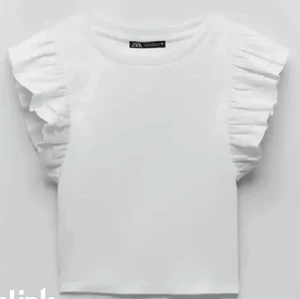 Vit volang linne - Vit volang linne från Zara, säljer pågrund av kmr inte tillandvänding