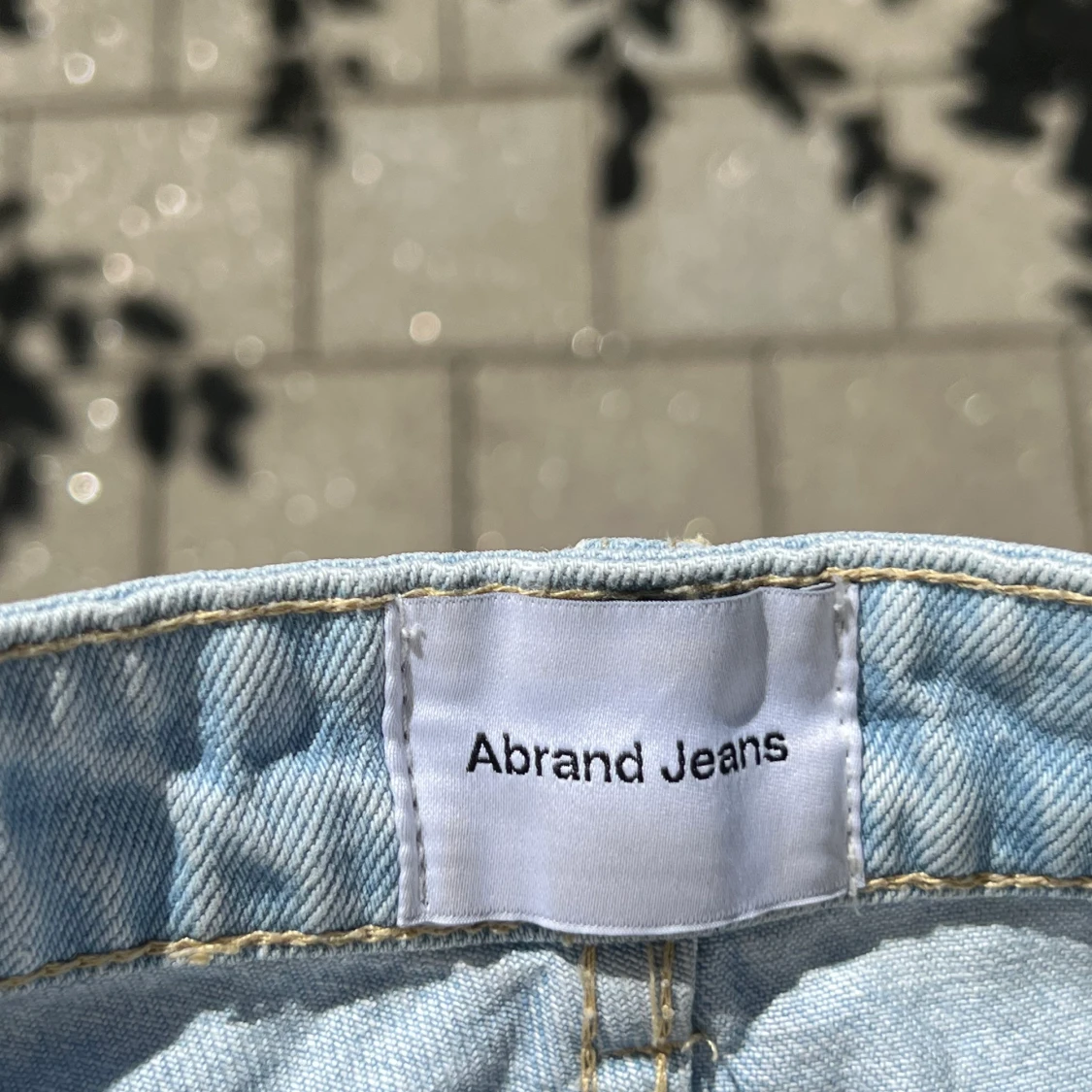 Abrand raka ljusblå jeans - 91