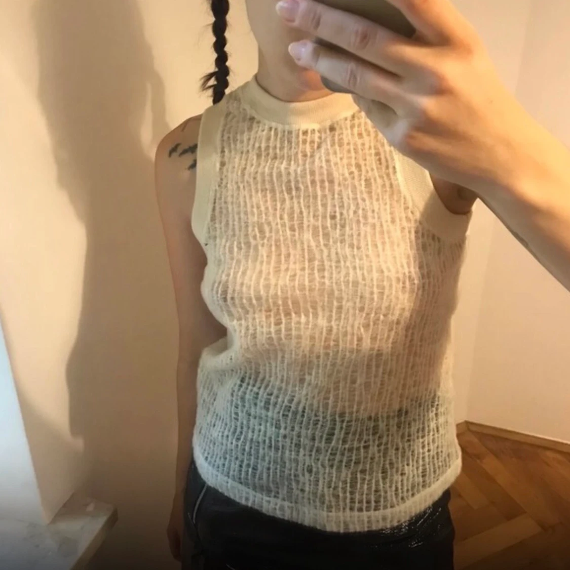 Alexander Wang wool see through top