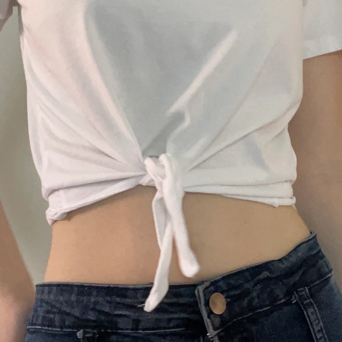 Hm top med tryck och knyte - 91