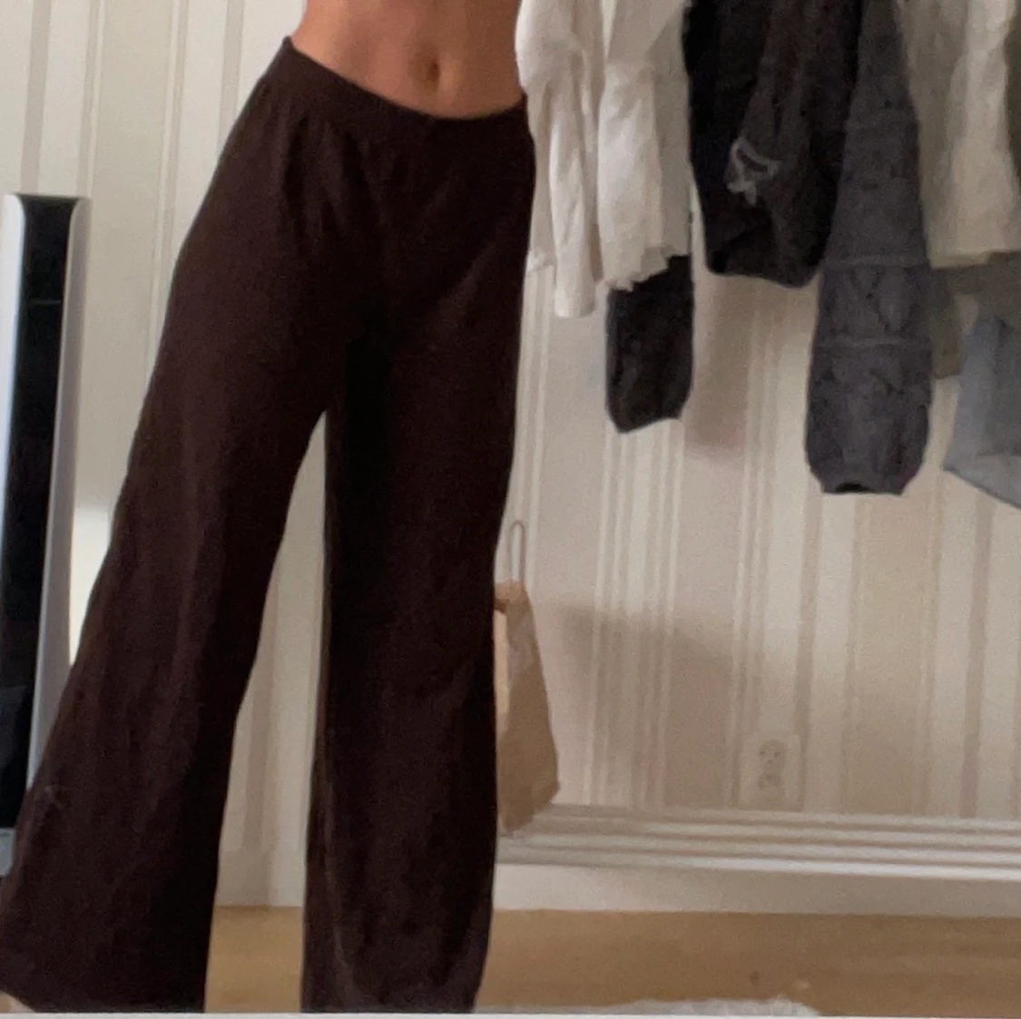 Bruna mjukisbyxor från H&M 