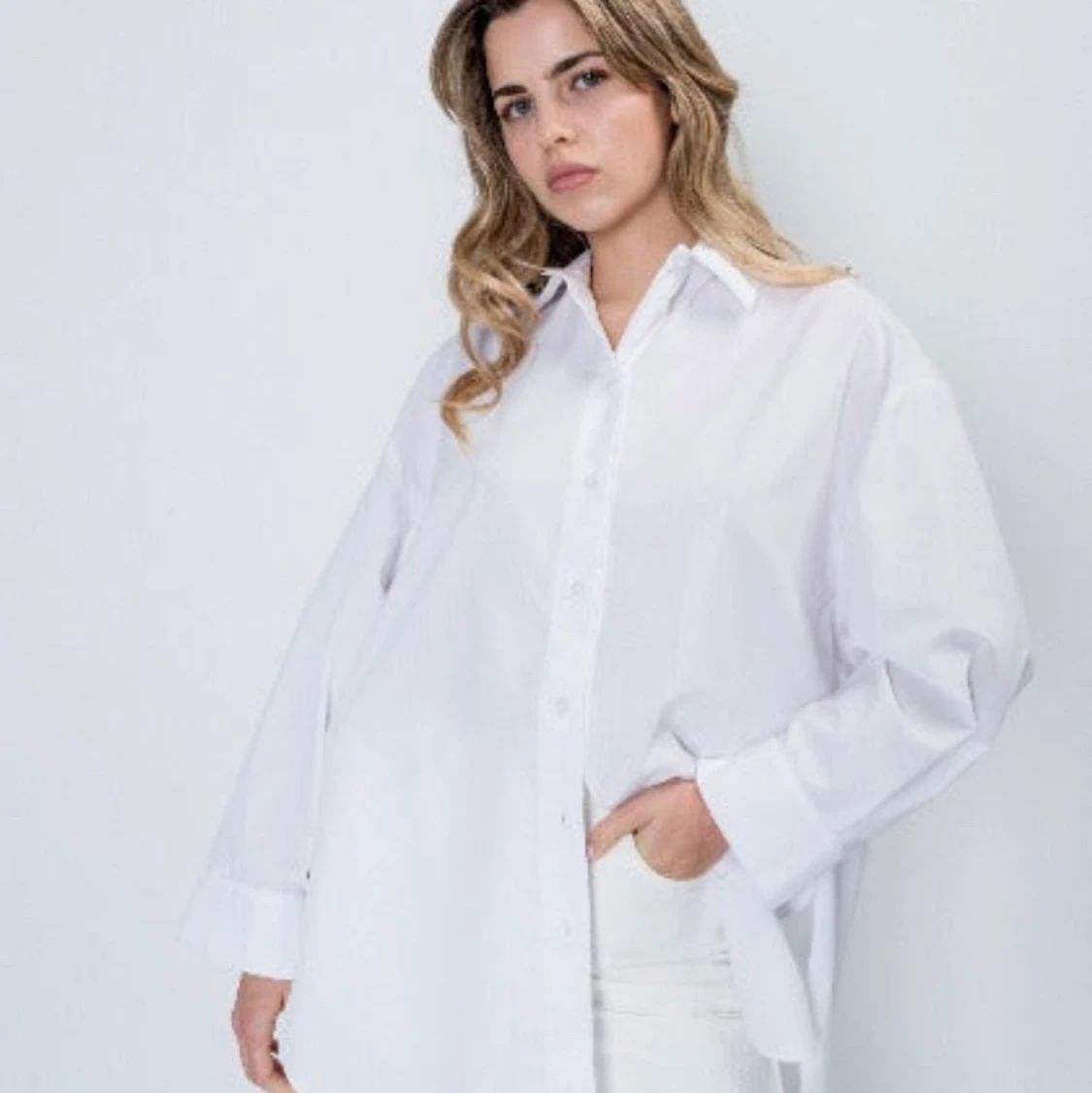 Vit oversized poplin shirt - 90