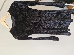 Black velvet dress  - Black dress cute for night out . This dress is from humana but looks like new   Worn a couple times 