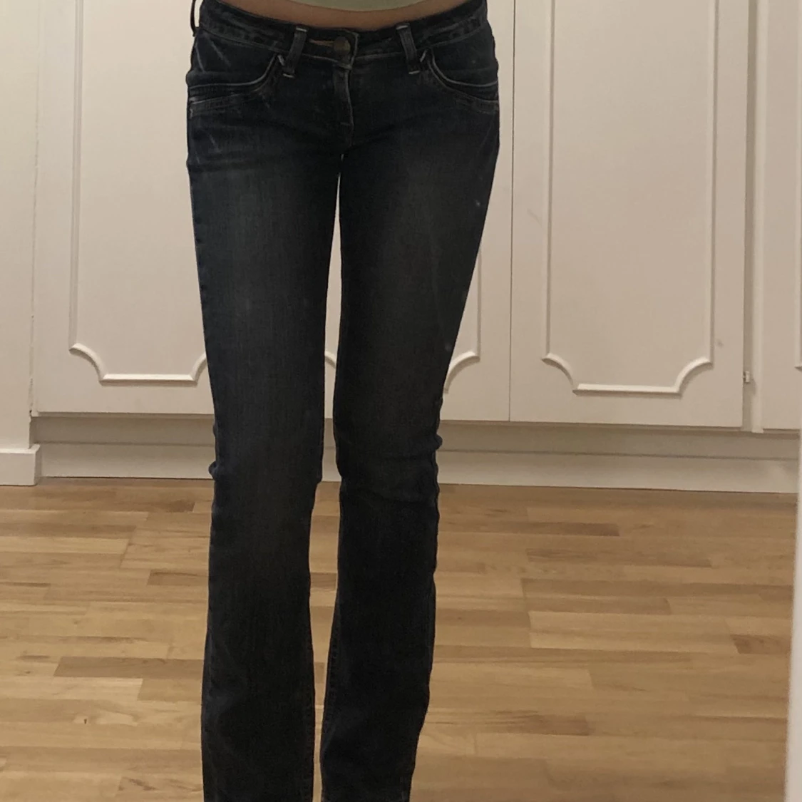 Lågmidjade bootcut jeans - 90