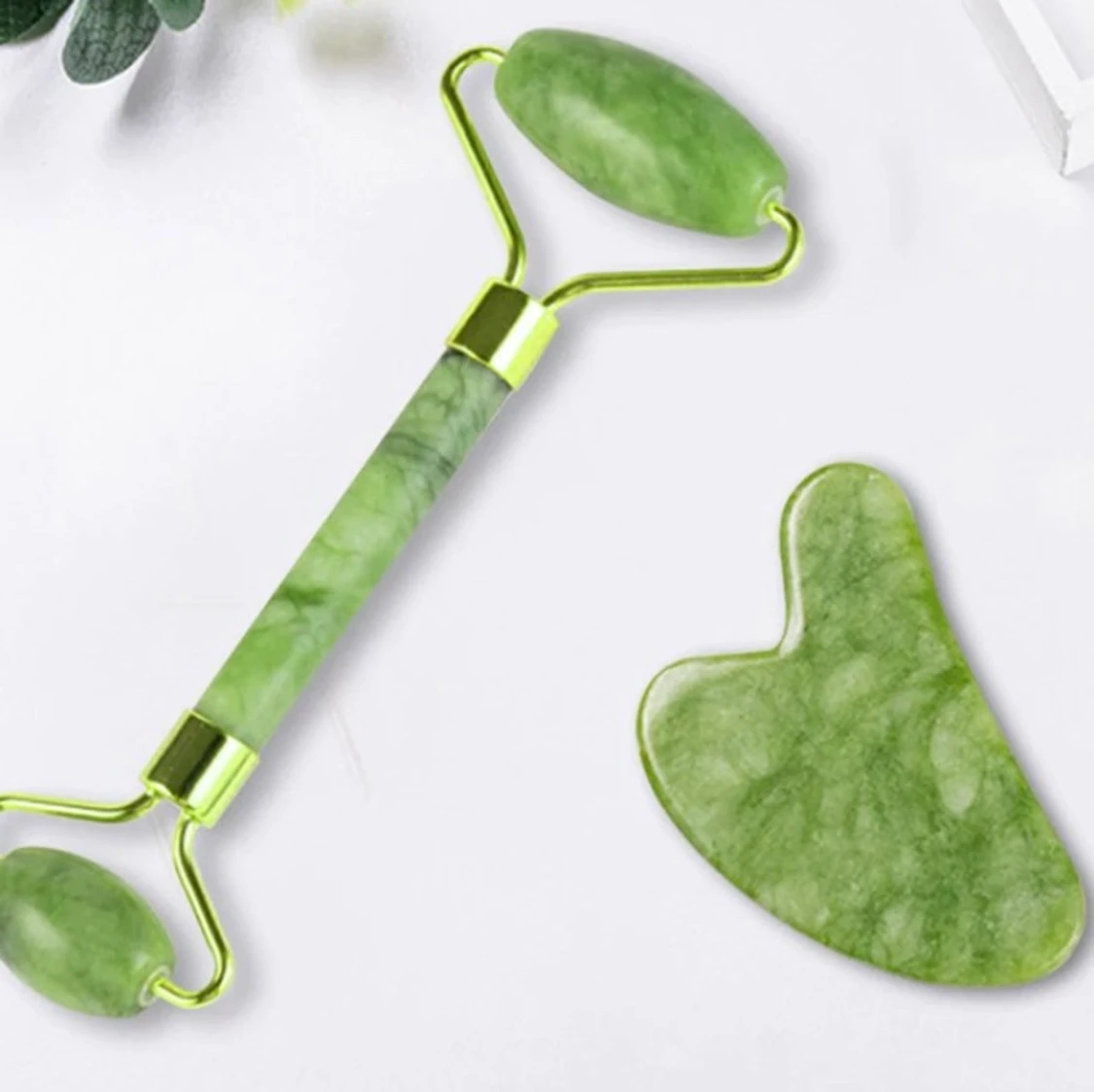 Natural Jade Gua Sha - 90