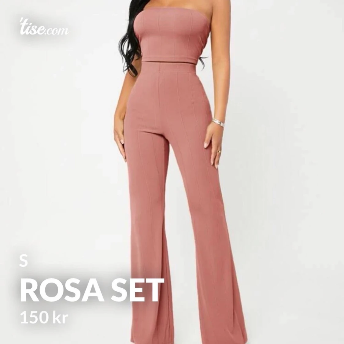 Rosa set oanvänt 
