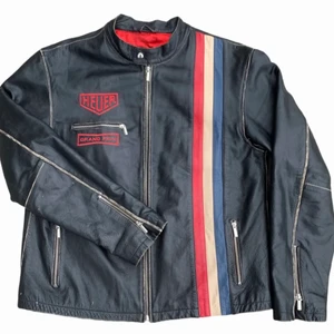 Steve McQueen Grand Prix Läderjacka - .