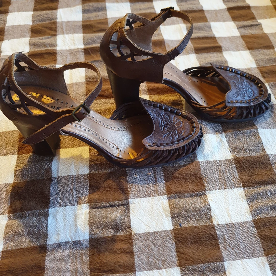 Klackskor läder storlek 40 - 90