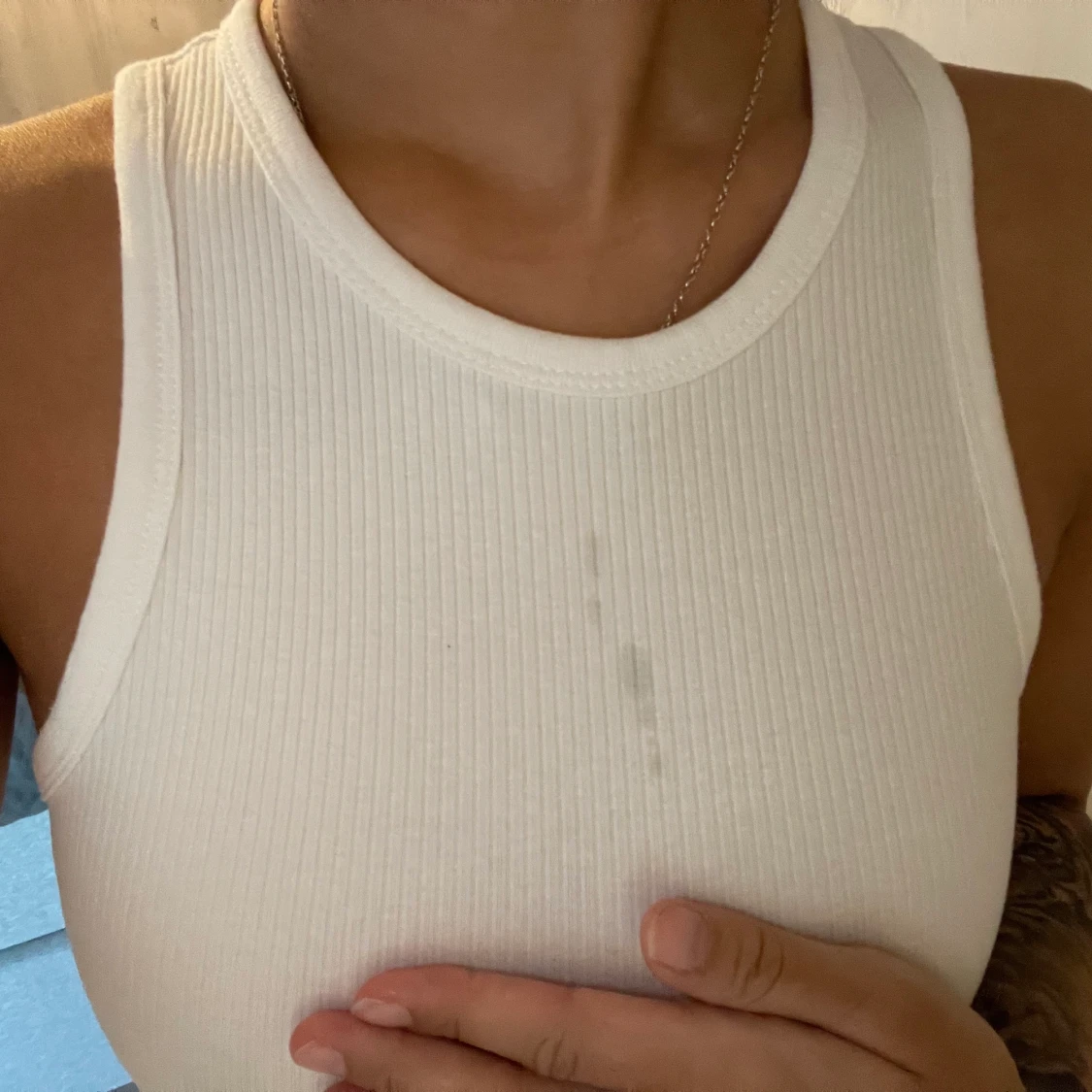 Bershka vit klänning - 91