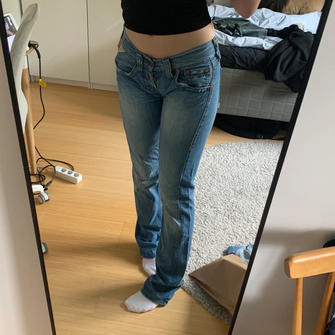 Lågmidjade replay jeans  - 90