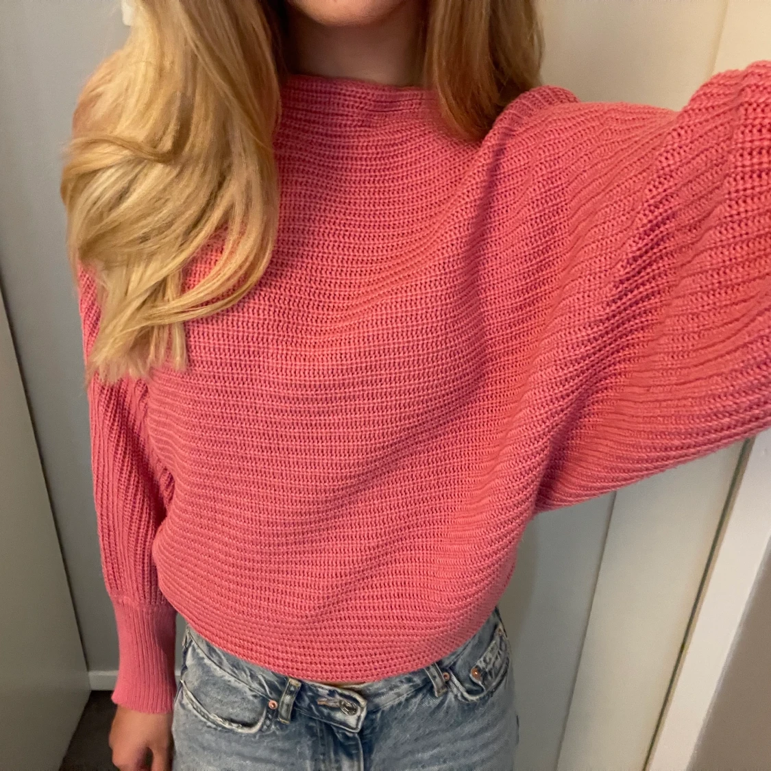 Stickad rosa tröja från na-kd - 90