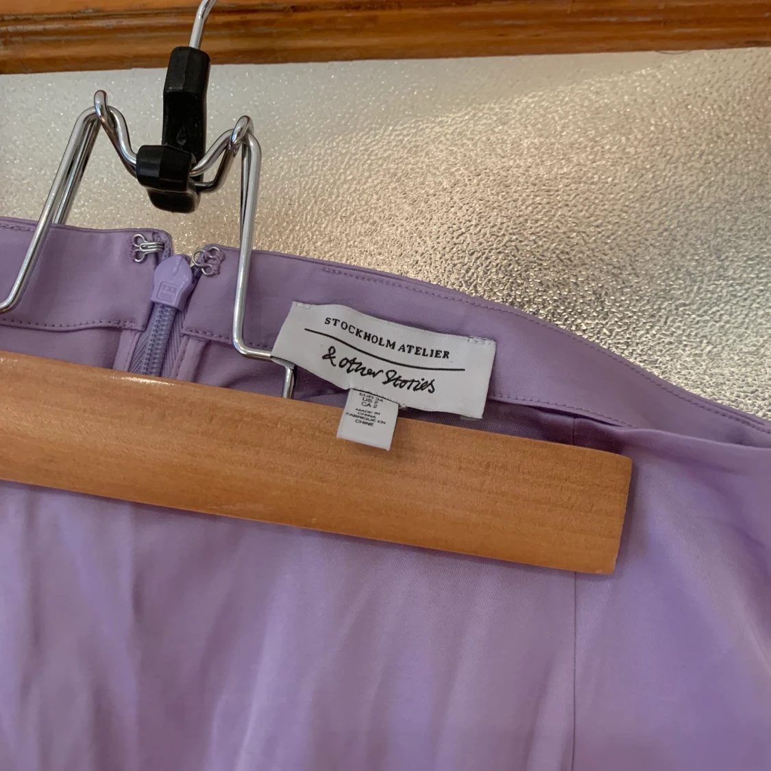 & other stories lila silkeskjol - 90