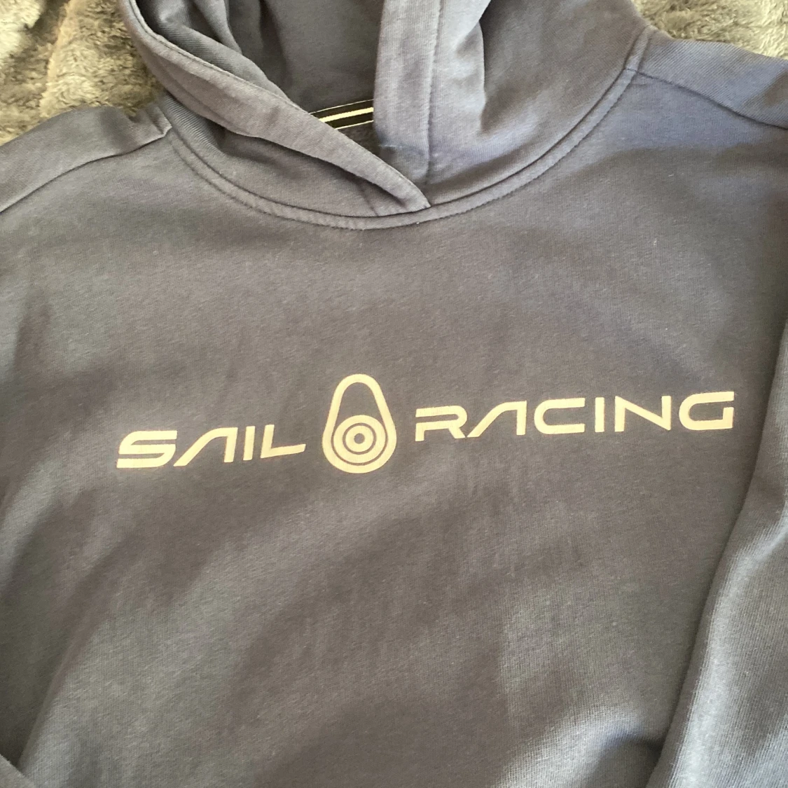 En marinblå sail racing hoodie - 90