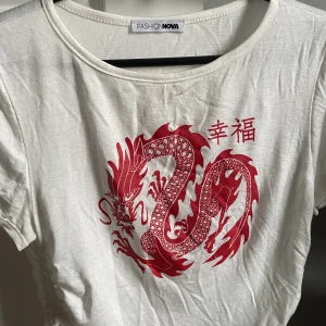 Dragon T-Shirt - En T-Shirt från Fashion Nova. Den är mycket tunn och Aldrig använd. Orginal pris $29
