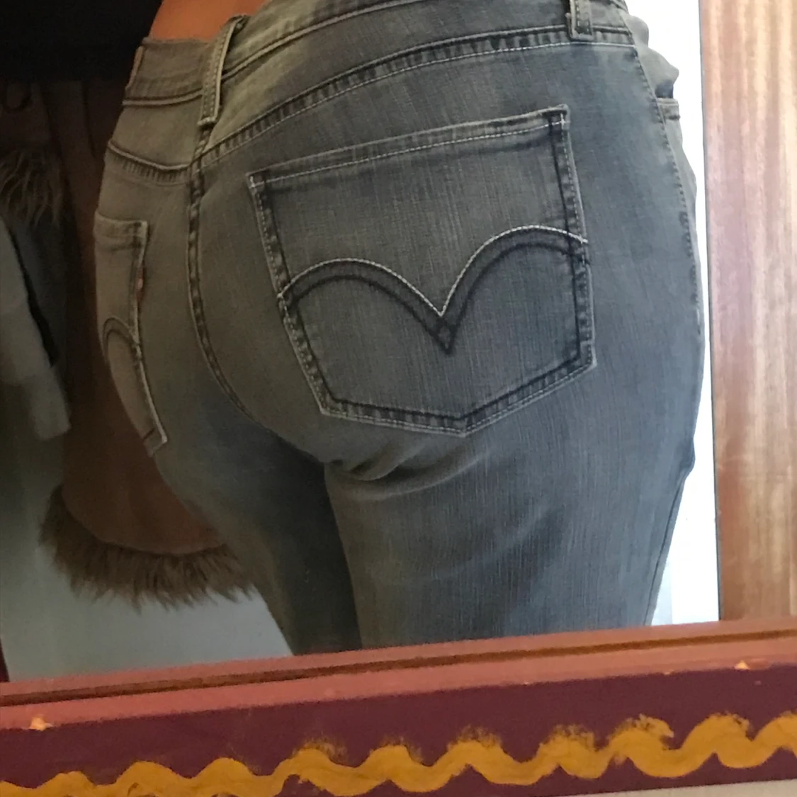 Lowrise utsvängda jeans 