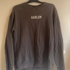 Mörkgrå sweatshirt  - Är i bra skick förutom att den har ett litet hål i armen därav billigt pris. (Skriv för bild på hålet). Storlek  L