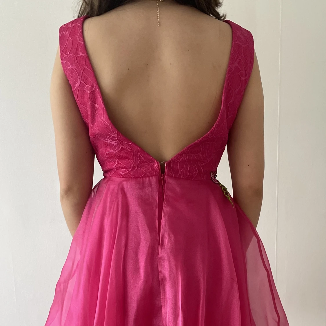 Rosa finklänning  - 90